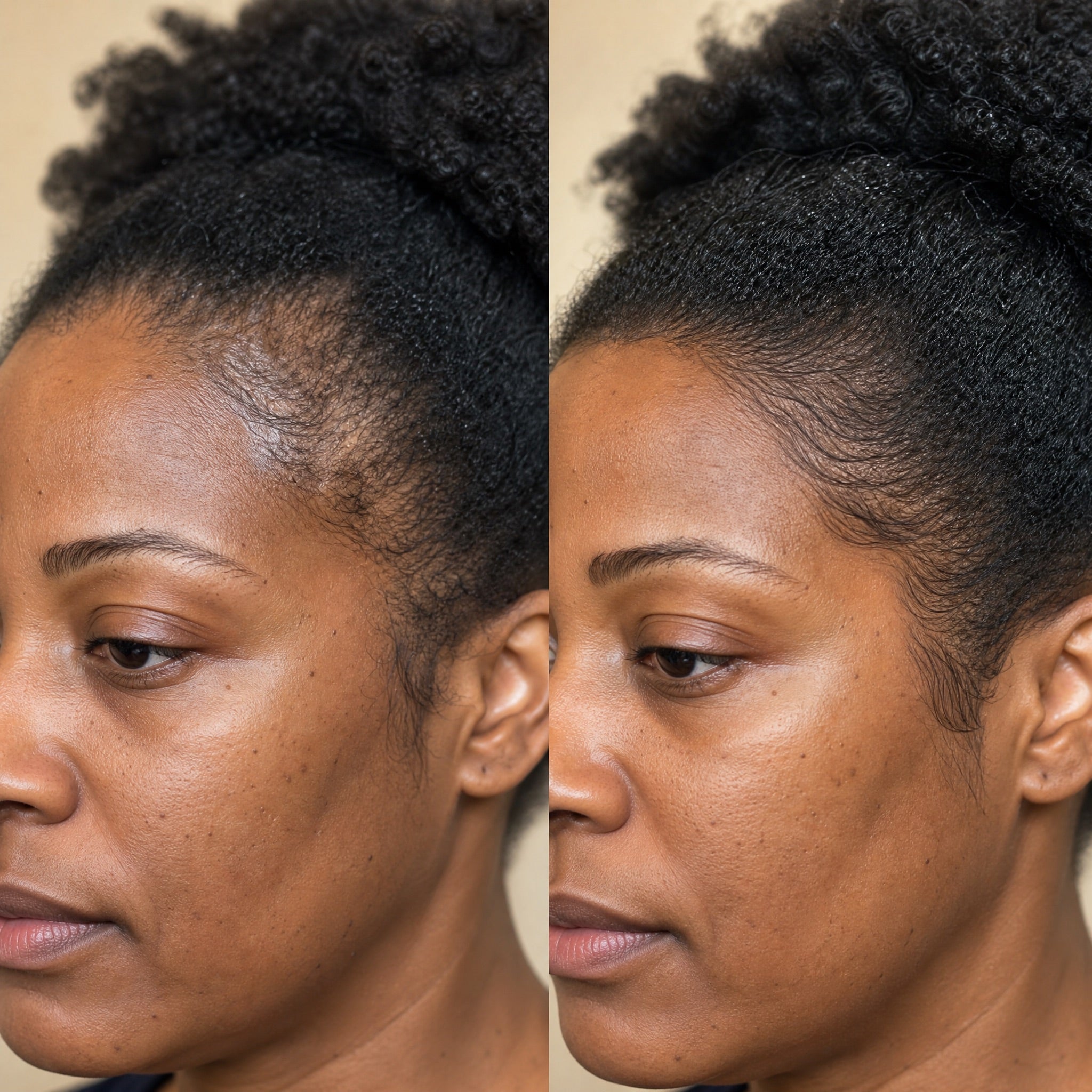 Calvae before and after result