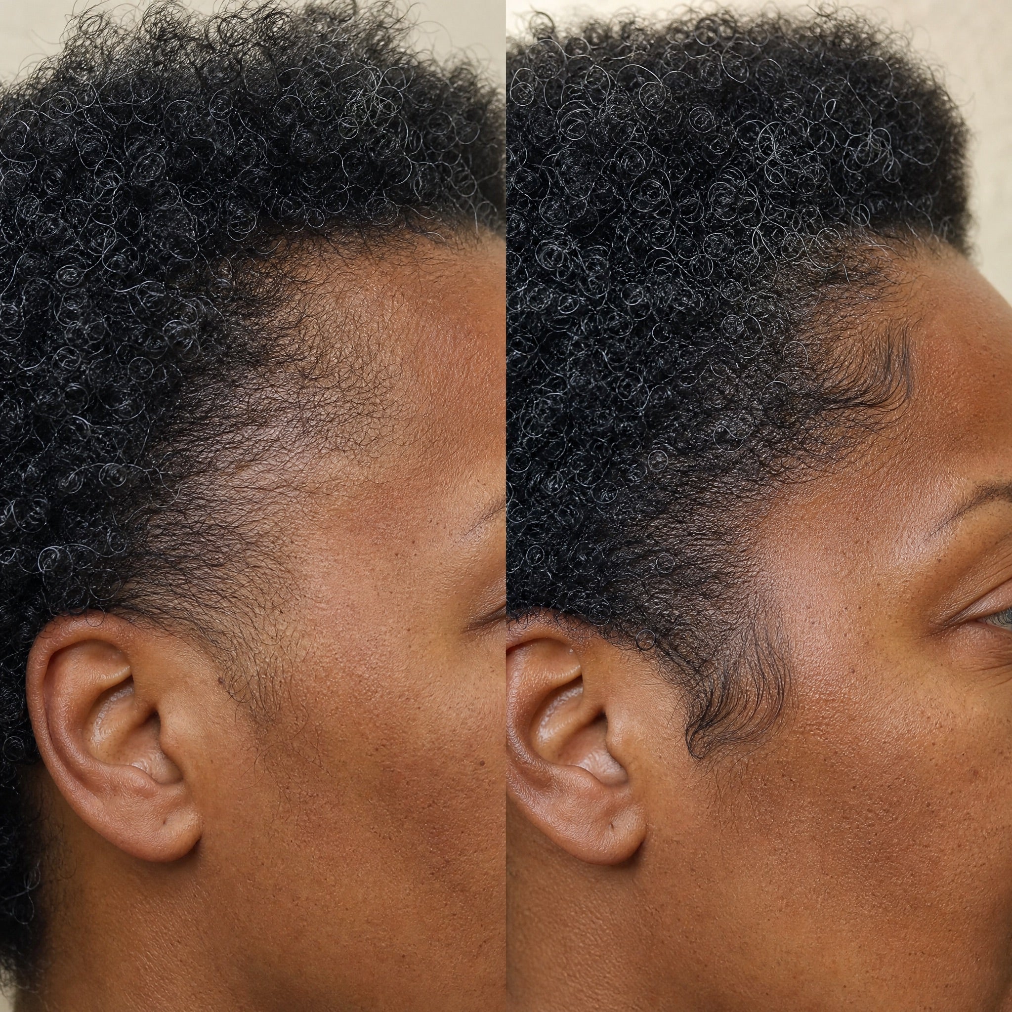 Calvae before and after result