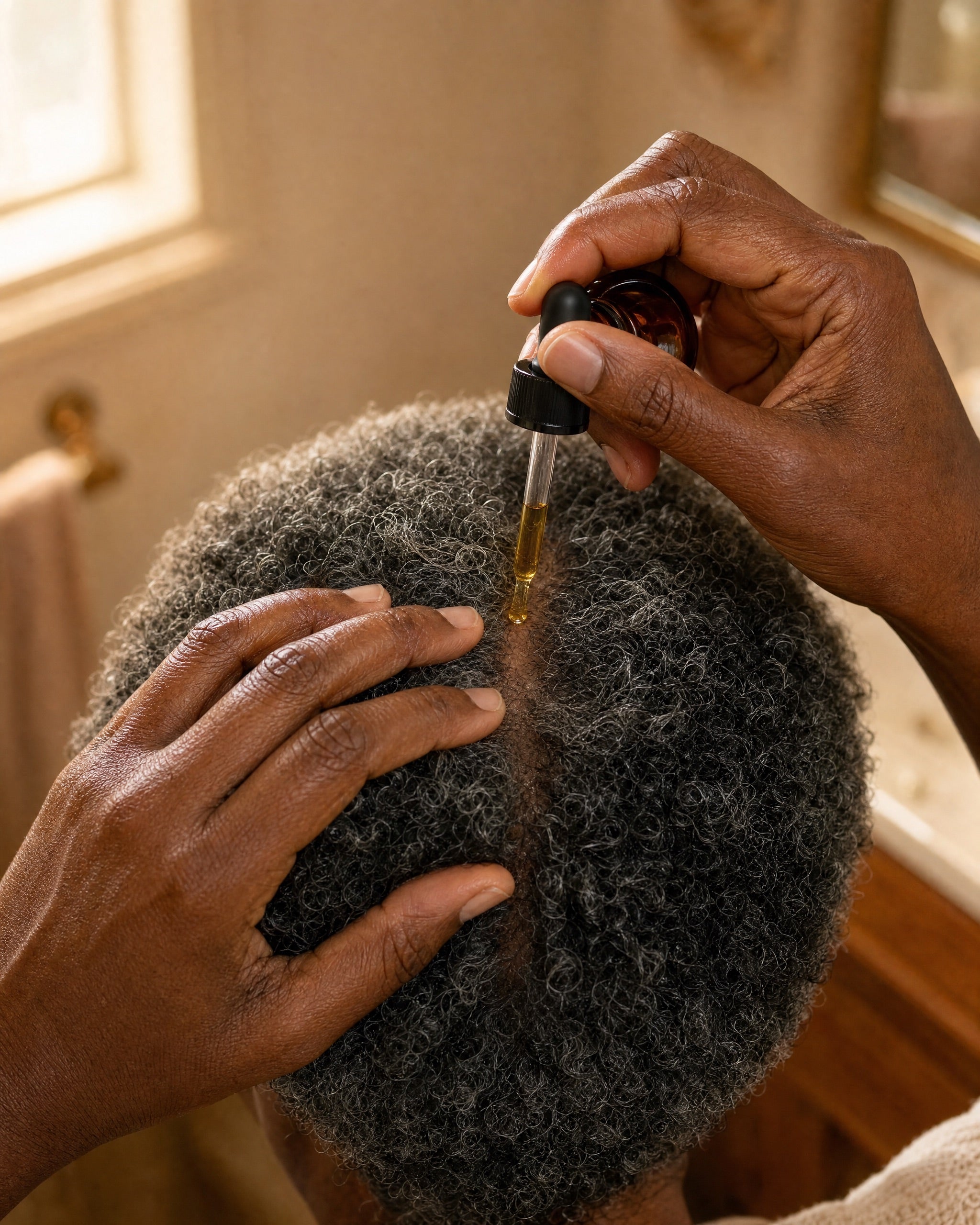 1. Apply the oil